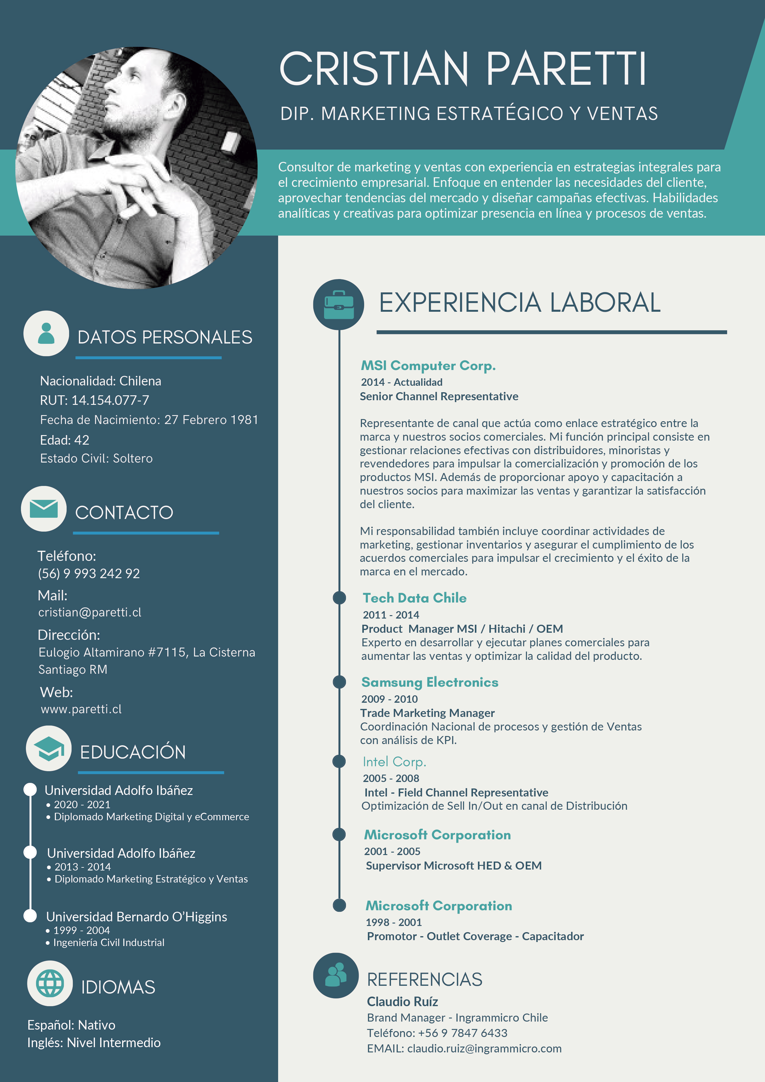 Cristian Paretti CV